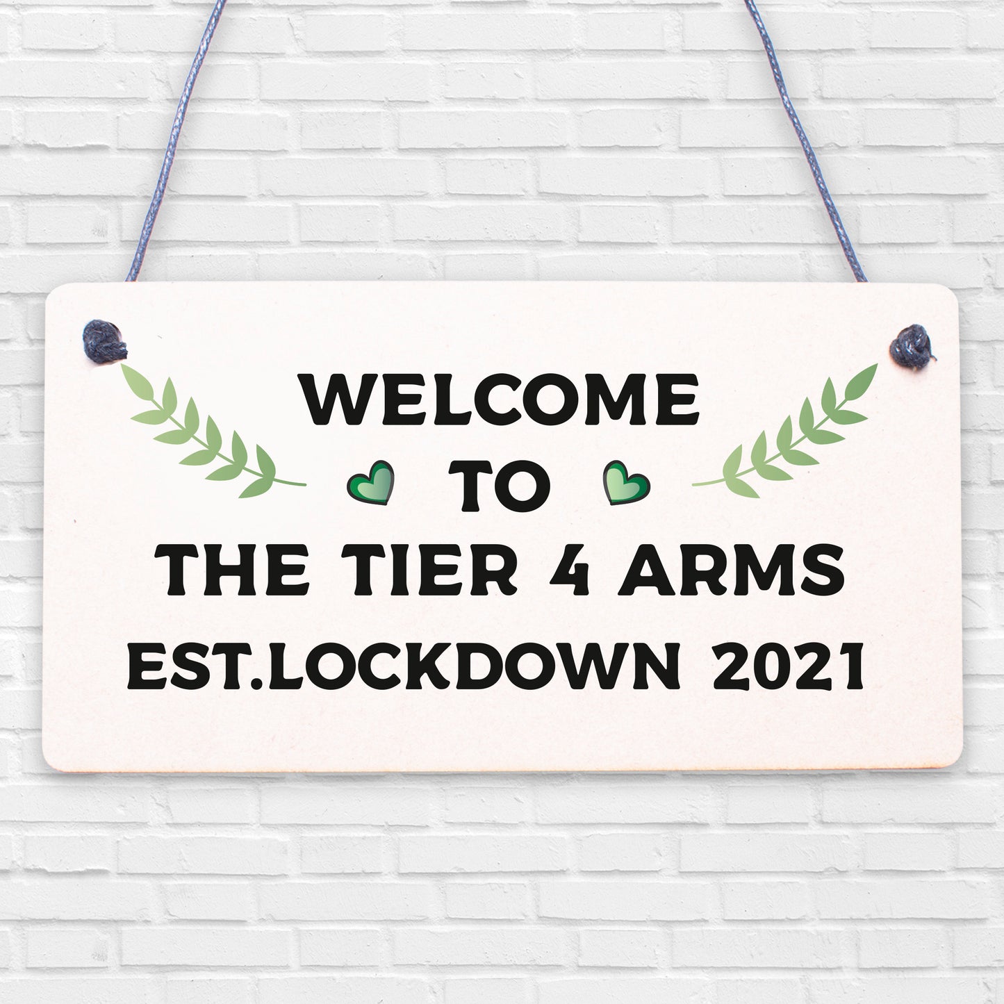 Tier 4 Arms HOME BAR Sign Garden Shed Garage Man Cave Bar Plaque