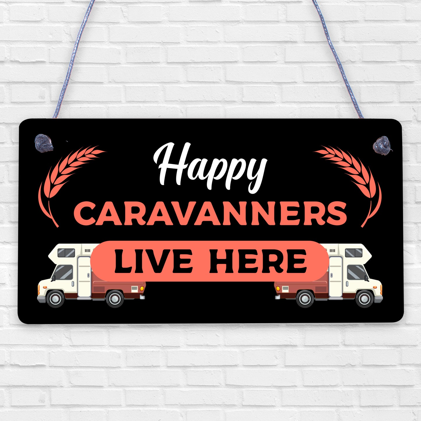 Caravan Sign Engraved Novelty Campervan Sign Caravan Lover Gift Birthday