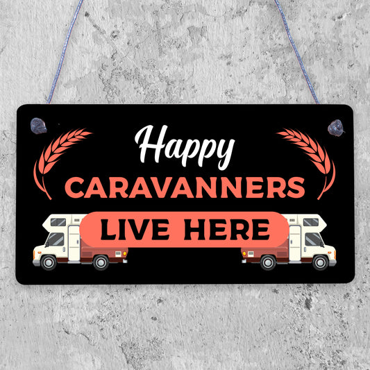 Caravan Sign Engraved Novelty Campervan Sign Caravan Lover Gift Birthday