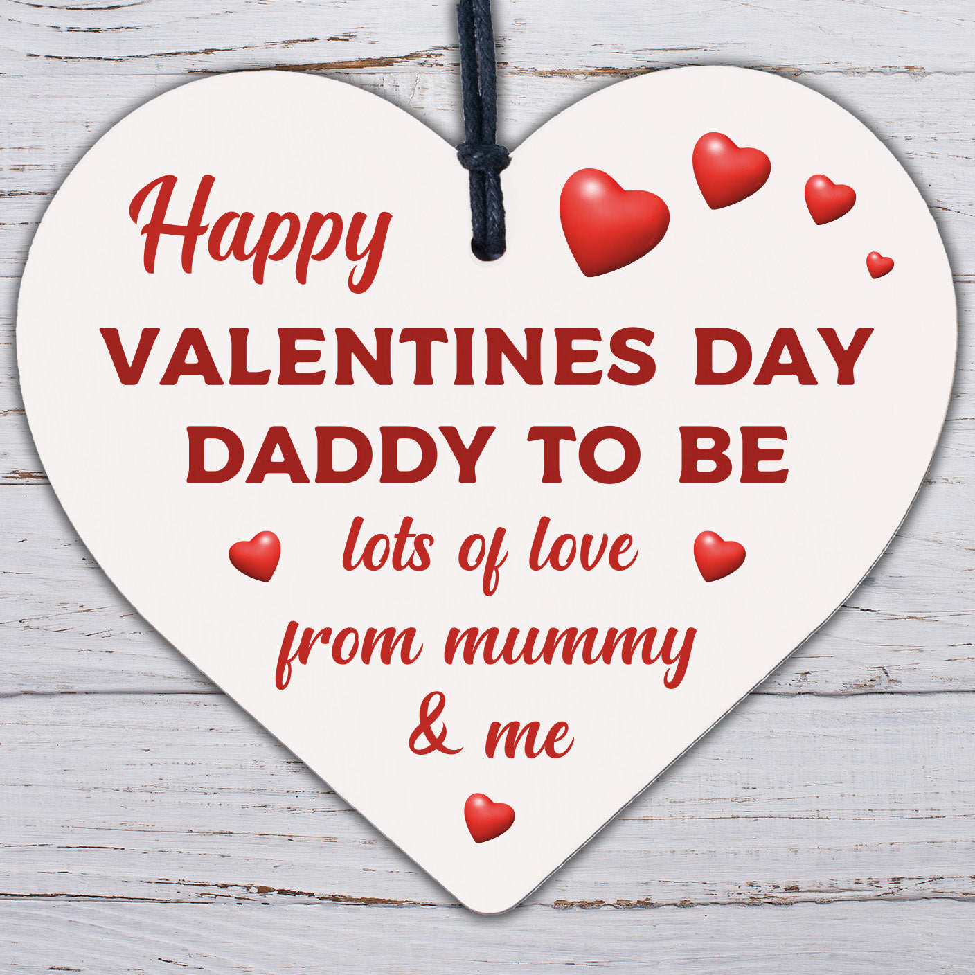 Valentines Day Card For Daddy To Be Gift From The Bump Card Daddy To Be Card