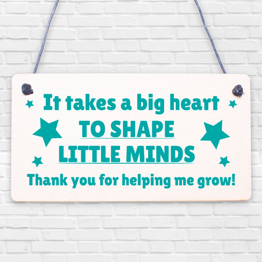 Thank You Gifts For Teacher Teaching Assistant Nursery Teacher Wooden Plaque