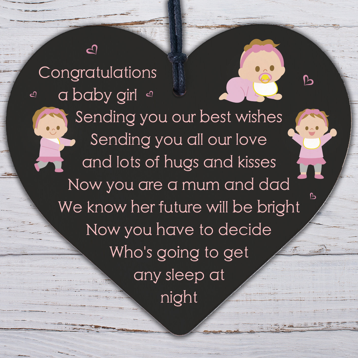 Congratulations Mummy Daddy Heart Grandparents Special Mum Dad Newborn Baby Gift