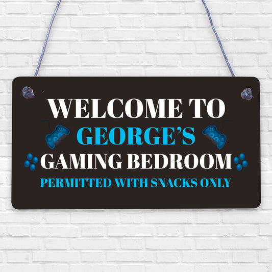 Funny Gamer Gift Playstation Lover Gift Games Room Bedroom Man Cave Sign