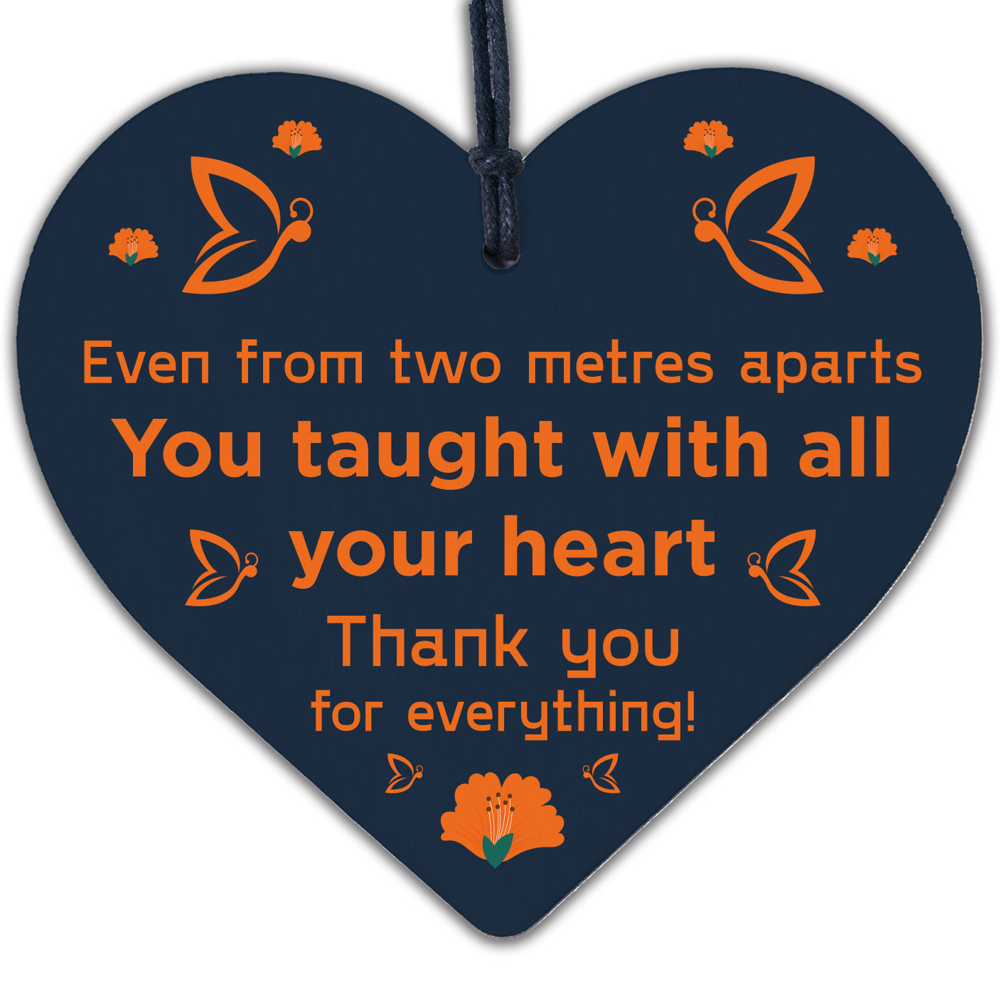 Funny Teacher Thank You Gifts Wood Heart Leaving 2021 Gift Teaching Assistant