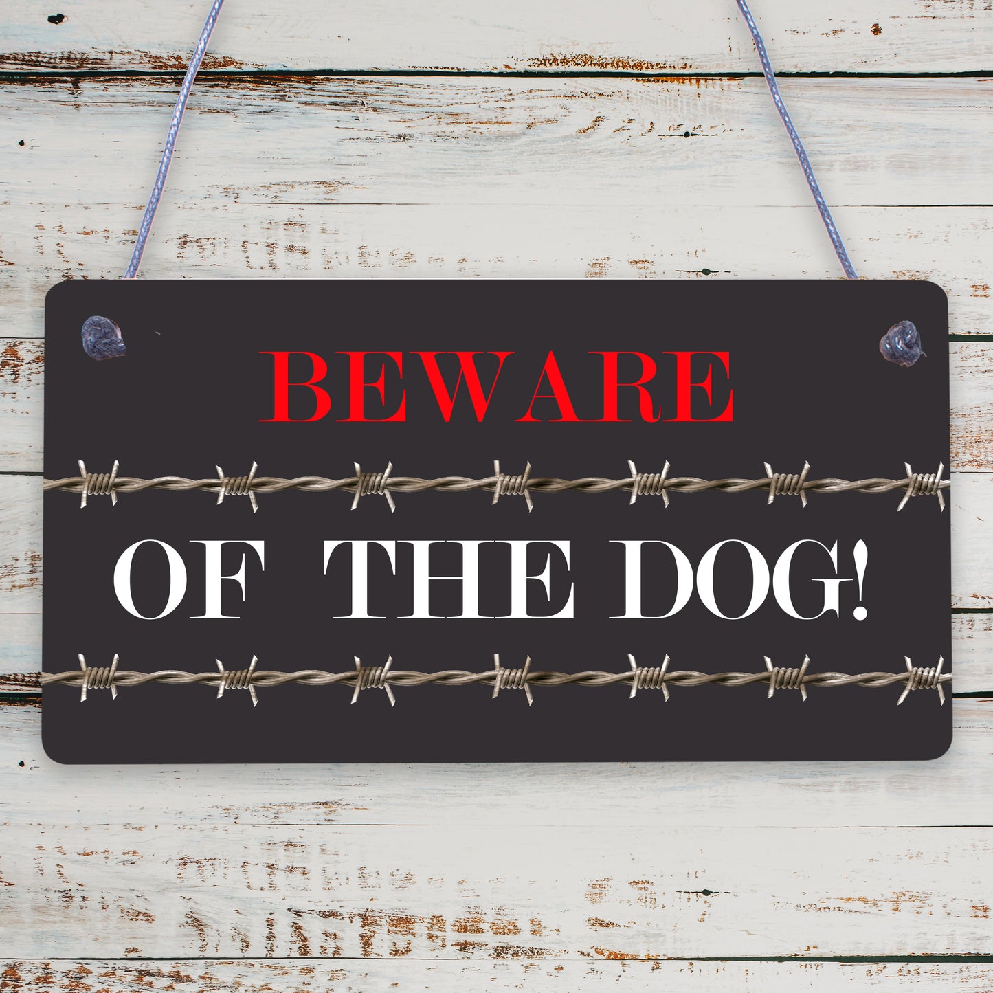 Beware Of The Dogs Novelty Wooden Hanging Shabby Chic Plaque Dog Owner Sign Gift