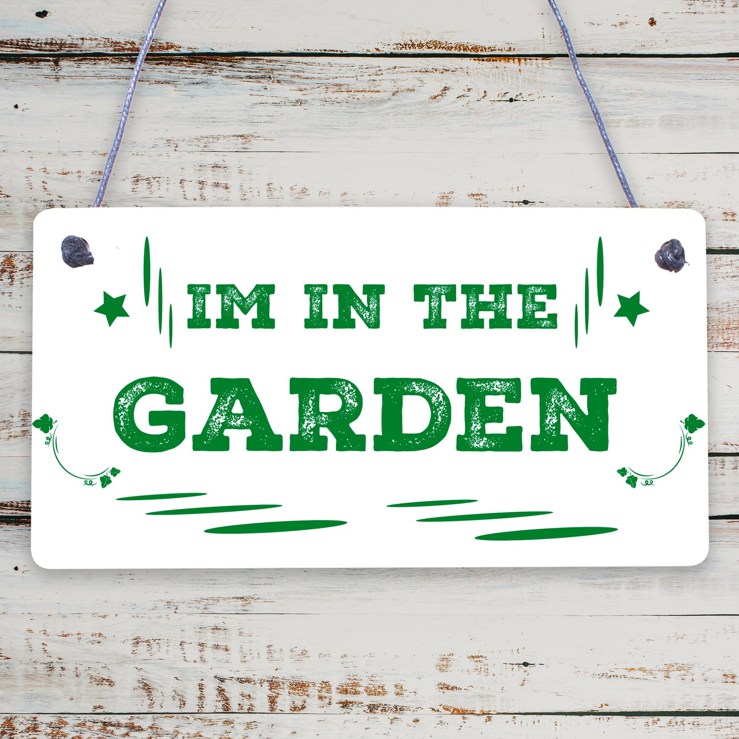 Novelty Garden Hanging Signs And Plaques Backyard Allotment Shed Sign Gifts