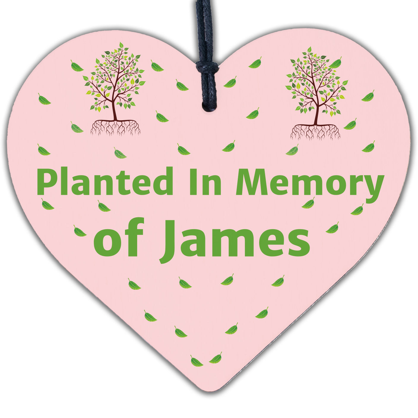 In Memory Plaque Mum Dad Nan Grandad Memorial Gift Wooden Heart Plaque