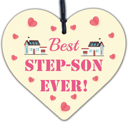 Best Step Son Gifts Mirror Heart Birthday Gift For Step-Son Novelty Gift For Him