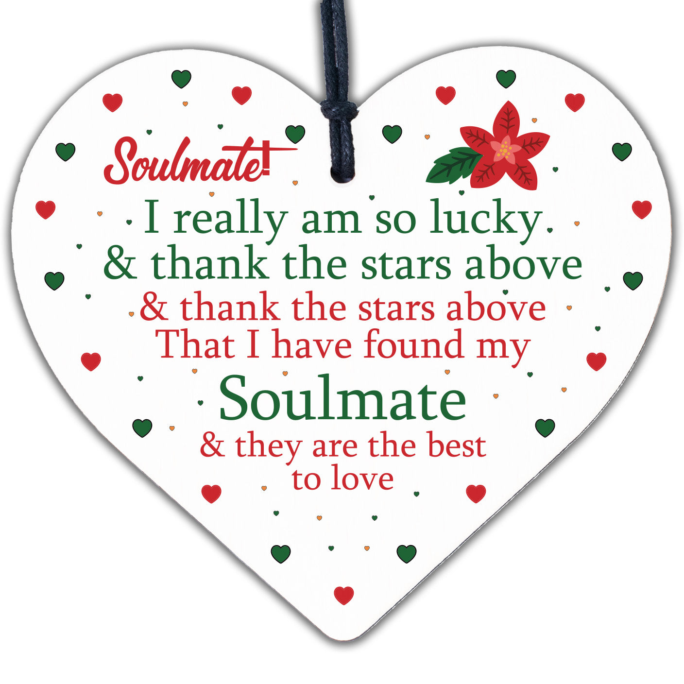 Soulmate Gifts For Him Her Heart Plaque Anniversary Birthday Husband Wife Gift