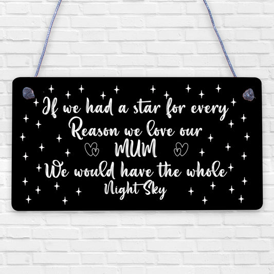 Mum Christmas Gifts Novelty Plaques Gifts For Mum Her Gifts From Daughter Son