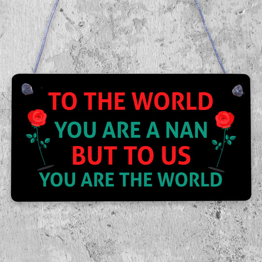 Novelty Nan Gifts Keepsake Plaques Christmas Gifts For Nan Nanny Grandparents