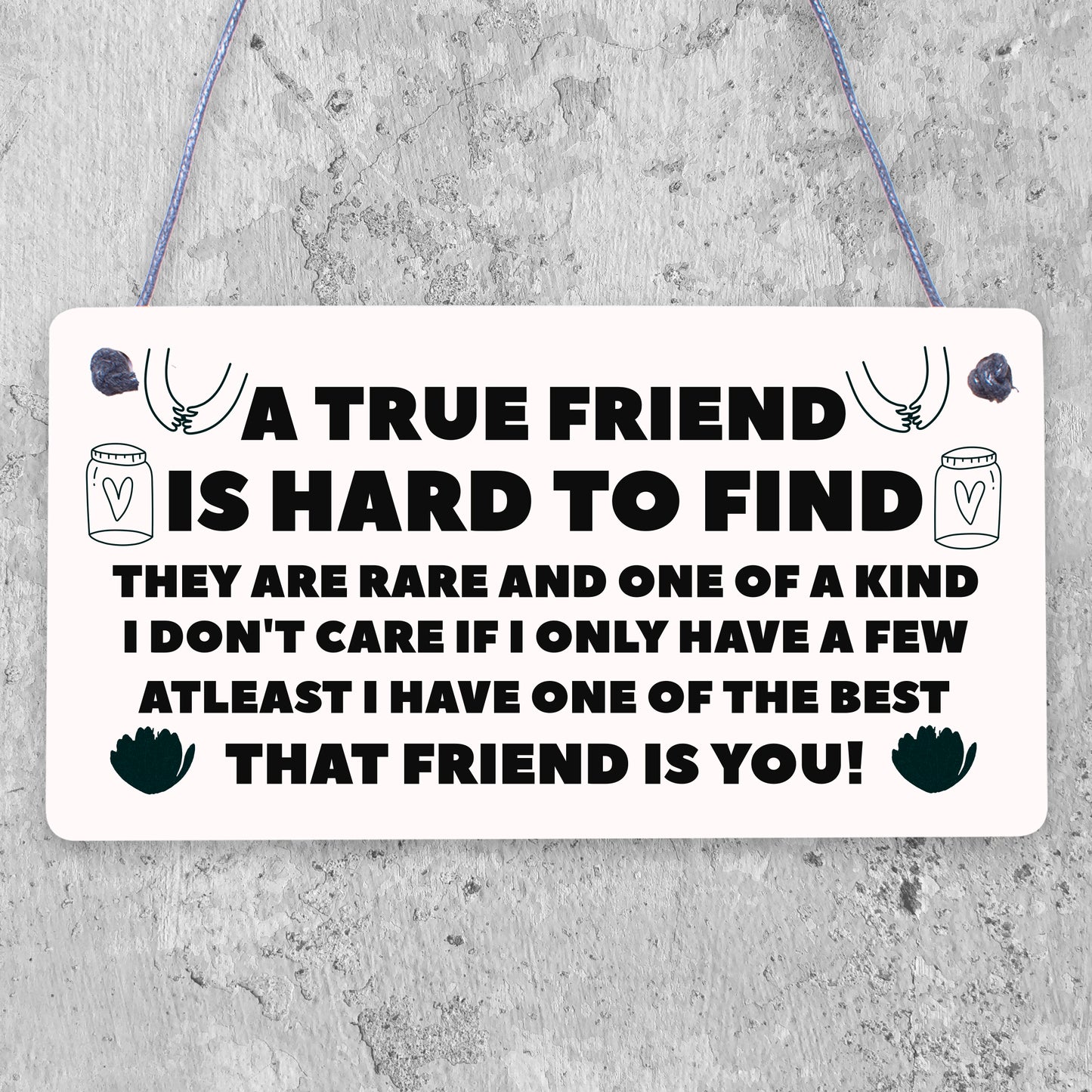 Special Gift For Friend Birthday Christmas Best Friend Plaque Friendship Sign