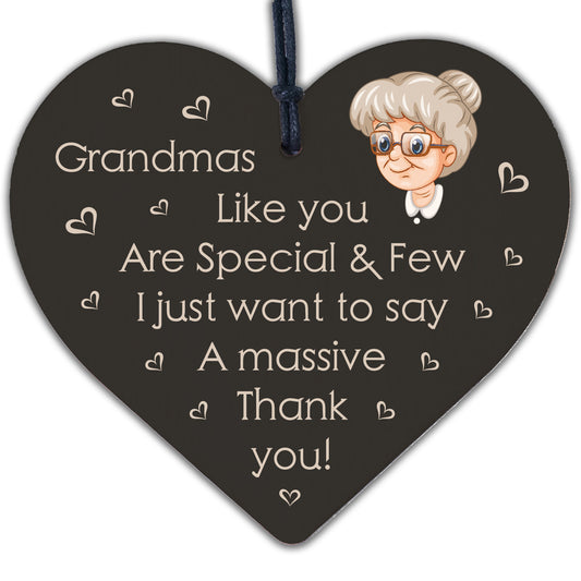 Gifts for Nanny Nan Granny Grandma Heart Sign Birthday Christmas Thank You Gift