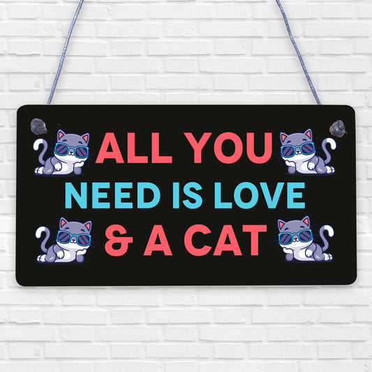 Cat Gifts For Cat Lovers Novelty Pet Animal Plaque Gift Funny Cat Signs For Home