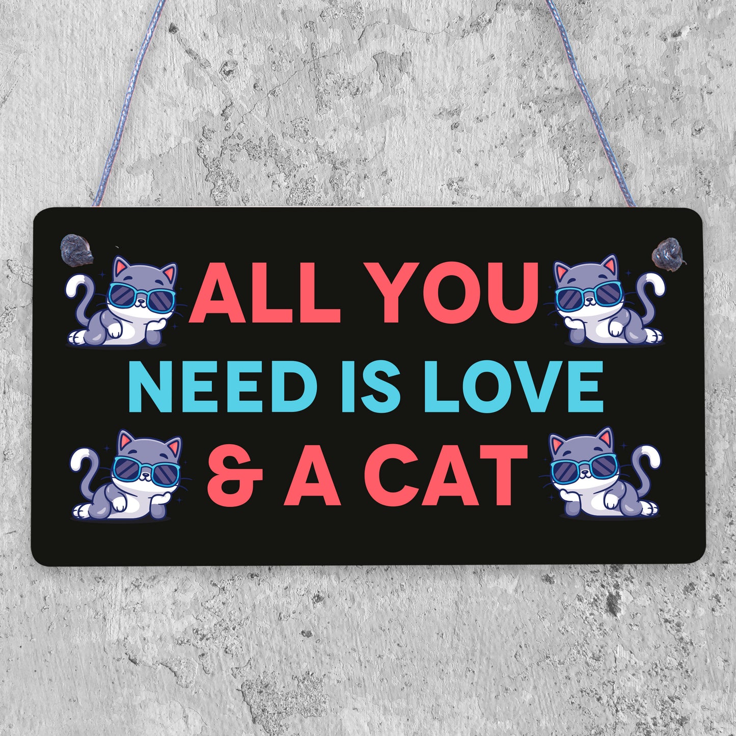 Cat Gifts For Cat Lovers Novelty Pet Animal Plaque Gift Funny Cat Signs For Home