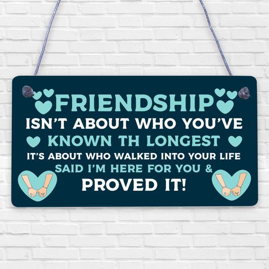 Friendship Sign Gift For Best Friend Women Birthday Christmas Thank You Gift