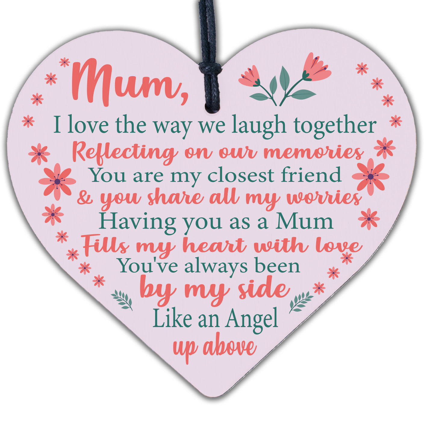 Mum Gifts From Daughter Heart Mum Gifts From Son Birthday Thank You Keepsake