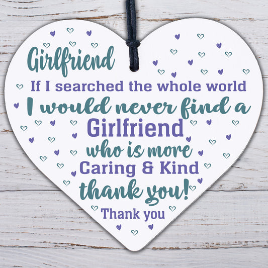 Valentines Gift For Her Girfriend Anniversary Card Heart Birthday Gift Thank You