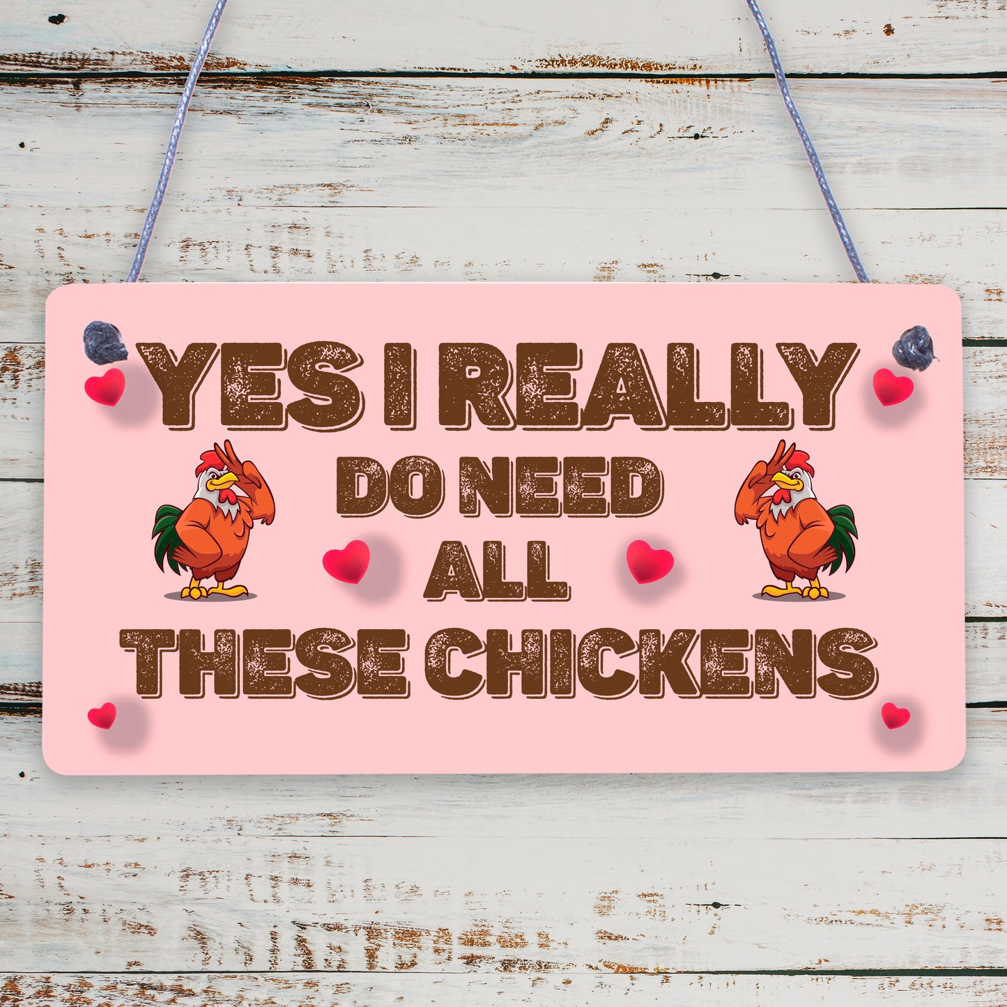 Funny Chicken Sign For Chicken Lovers Novelty Sign For Chicken Coop Hen House