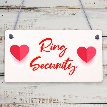 Shabby &amp; Chic Wedding Sign Ring Security Pageboy Best Man Plaque Bride Marriage