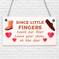 Little Fingers Touch Our Floor Shabby Chic Plaque Home Door Shoes OFF Sign Gifts