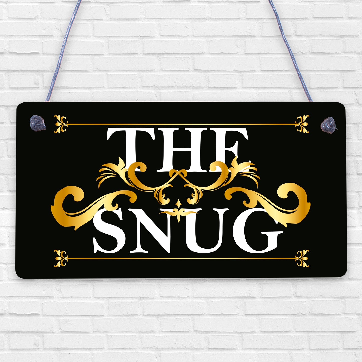 The Snug Sign New Home Gift Summerhouse Sign Hanging Door Sign Gift For Family