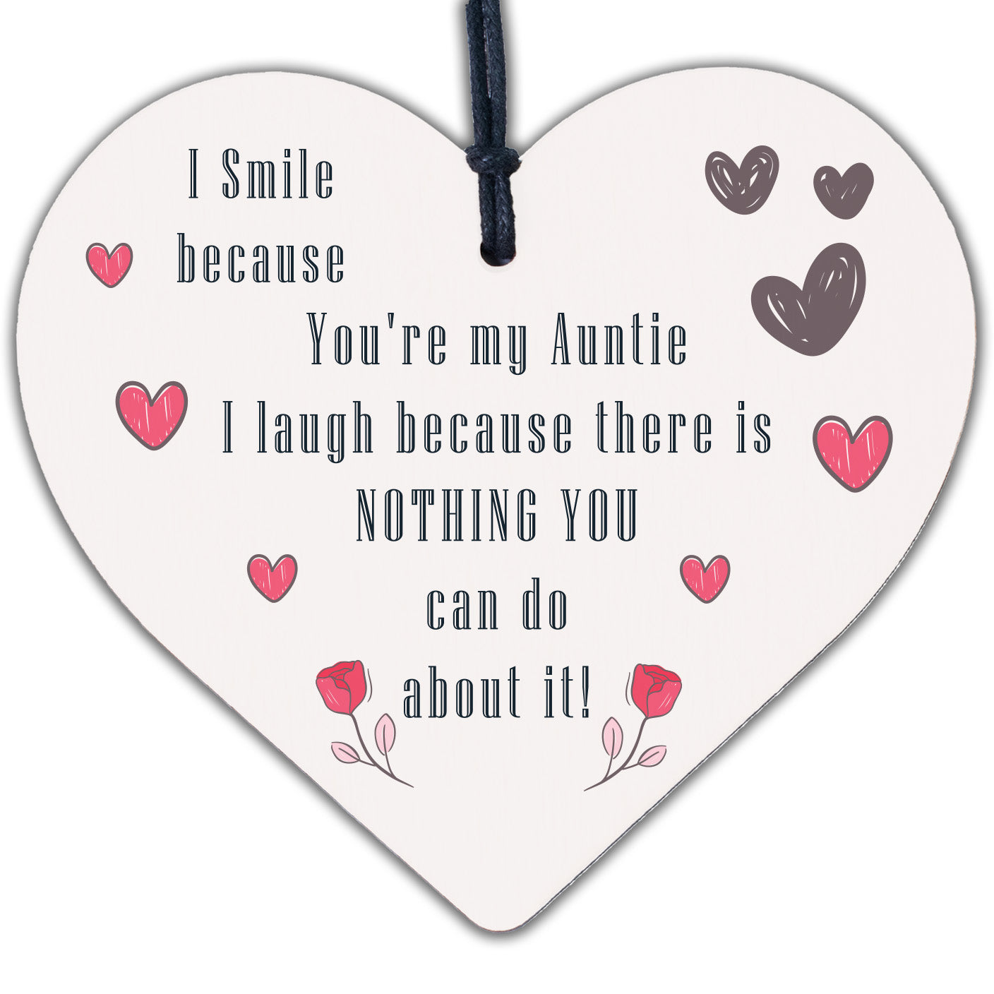 Auntie Gifts For Christmas Aunt Aunty Gifts For Birthday Wooden Heart Plaque