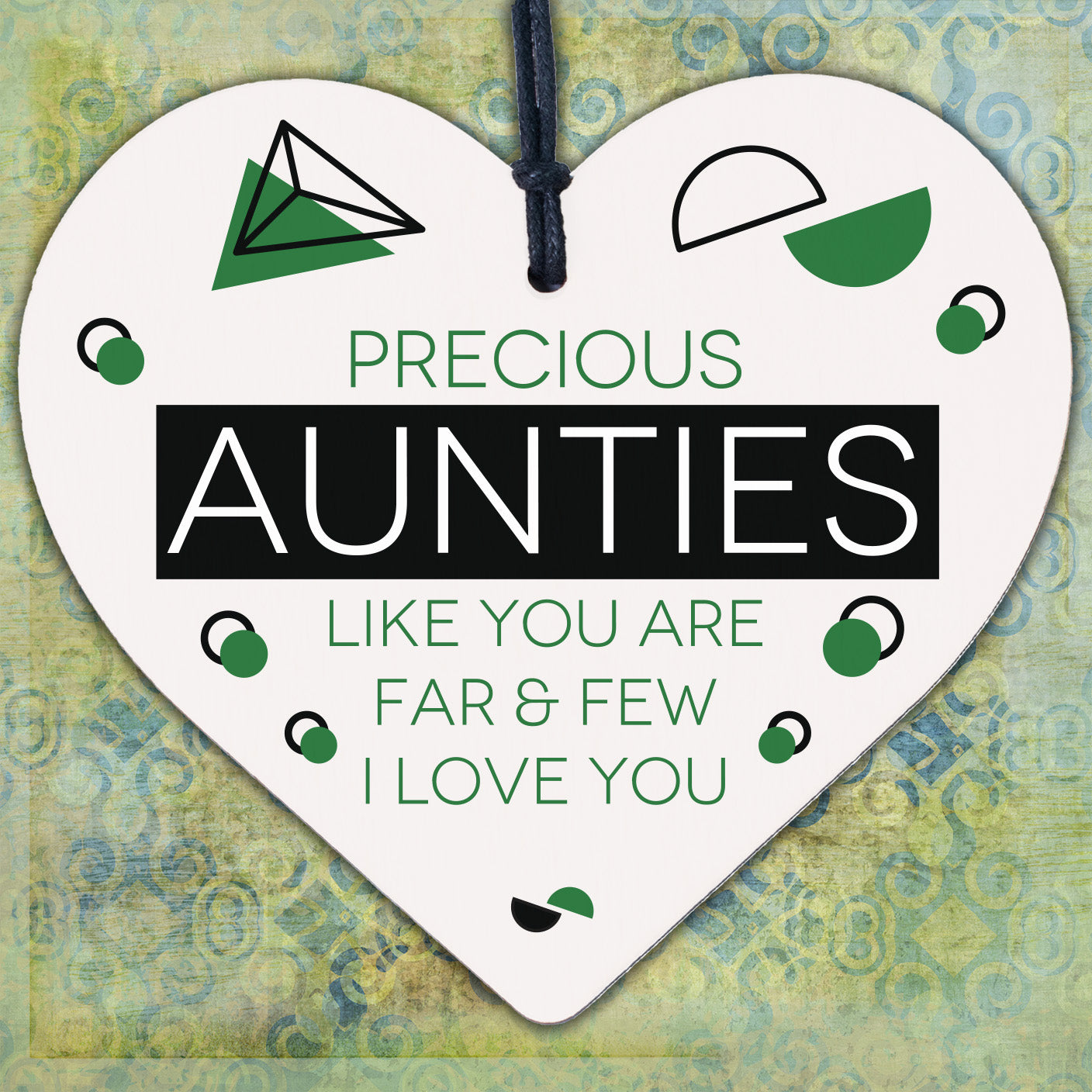 Auntie Aunt Aunty Gifts For Birthday Christmas Wood Heart Plaque Friendship Gift