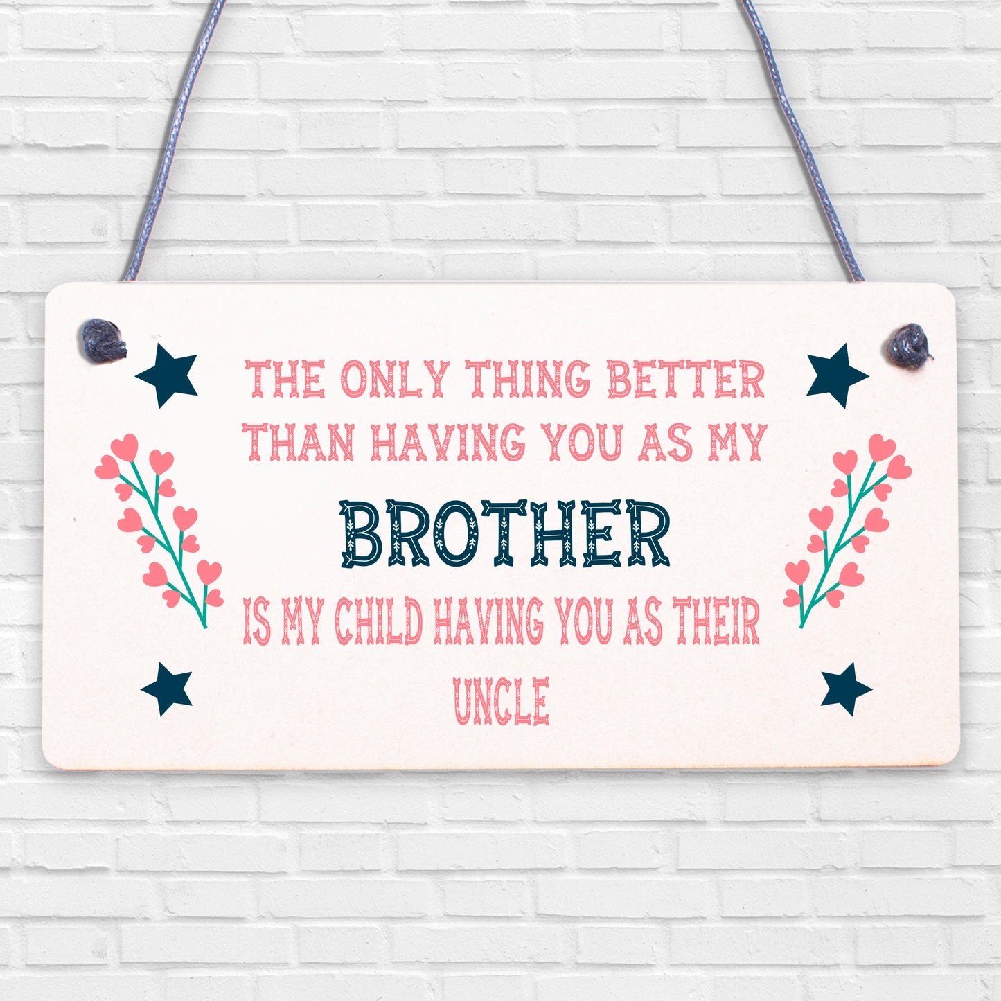 Novelty Brother Uncle Gifts For Christmas Birthday Present From Sister Keepsake