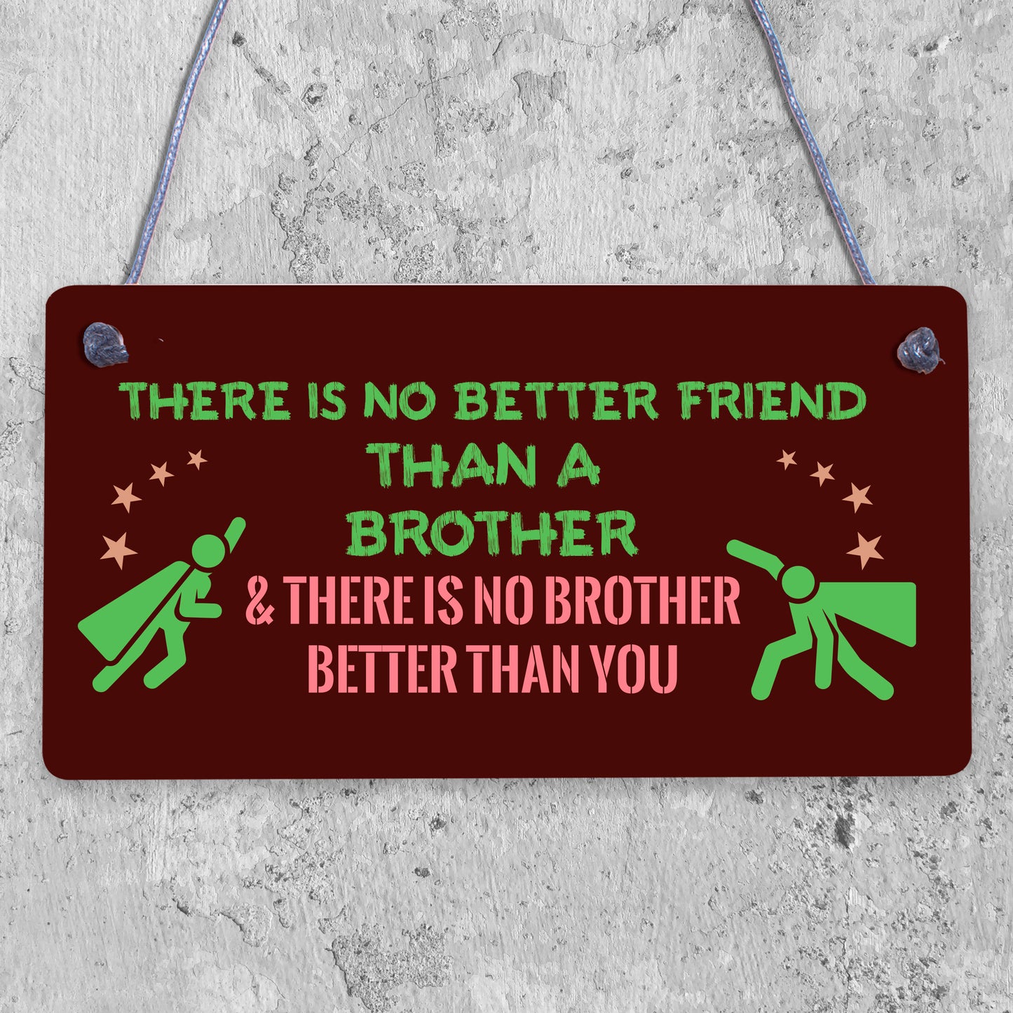 Brother Plaque Novelty Brother Gift For Birthday Christmas Friend Gift For Him