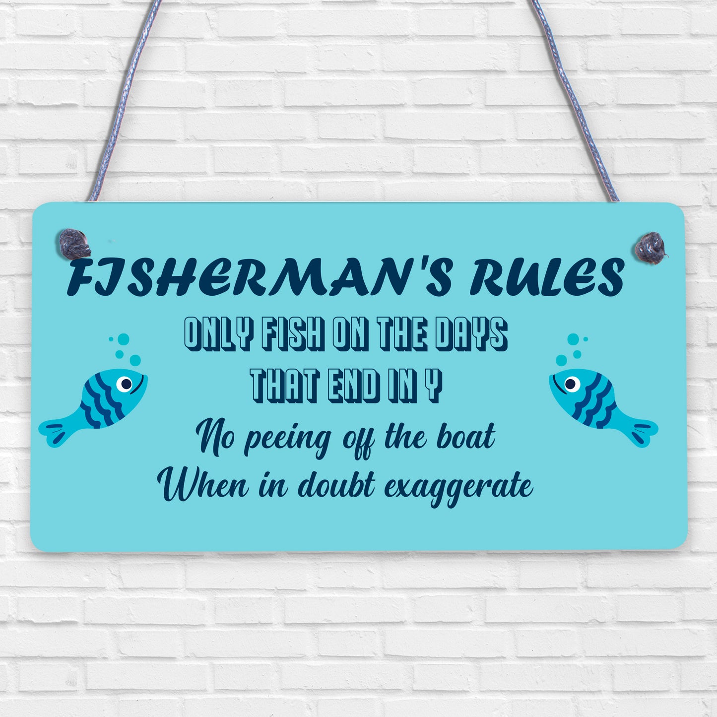 Funny Fishing Gift For Men Sign Fisherman Sign Gift For Dad Grandad Son Brother