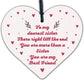 Sister Gift Friendship Wooden Heart Plaque Shabby Chic Birthday Big Sis Sign
