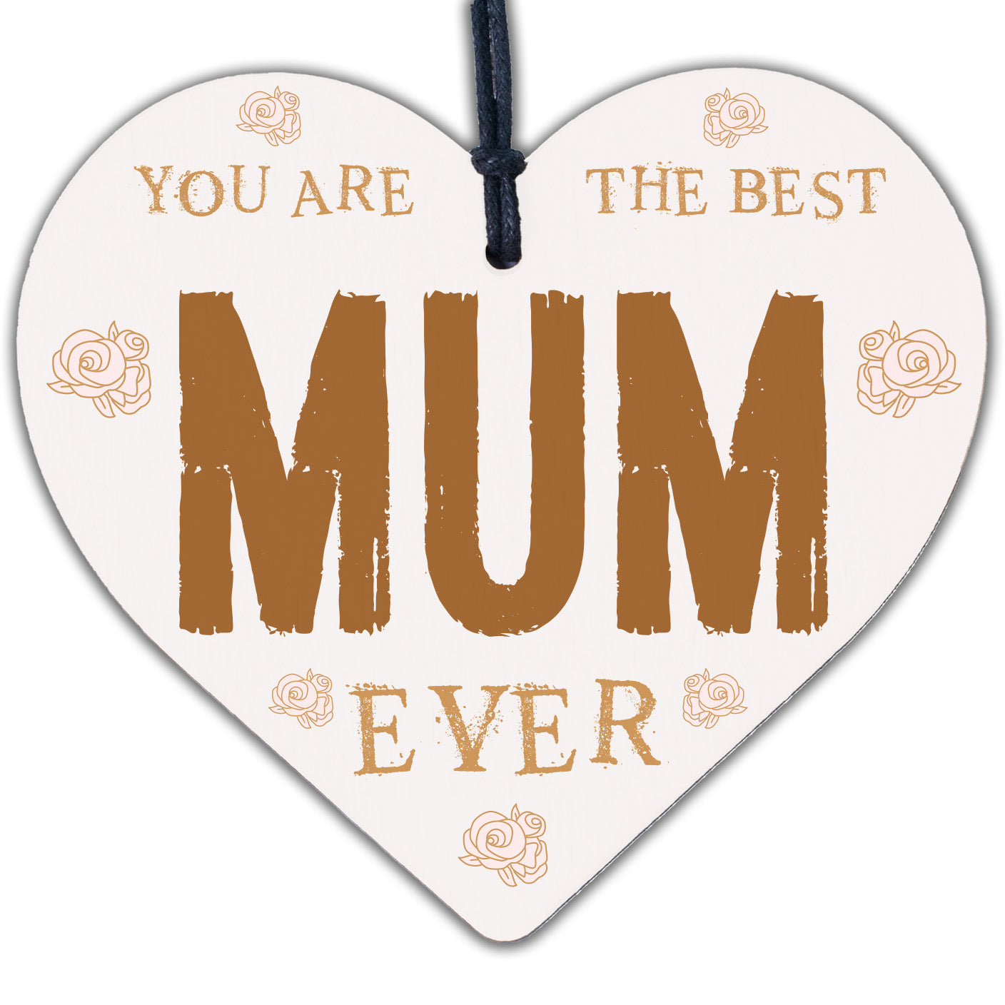 Mothers Day Wooden Heart Engraved Craft Gift For Mum Birthday Gift For Her