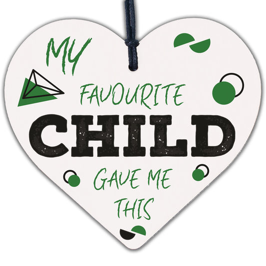 Funny Mothers Day Gift For Mum Wooden Heart Plaque Joke Daughter Son Gift