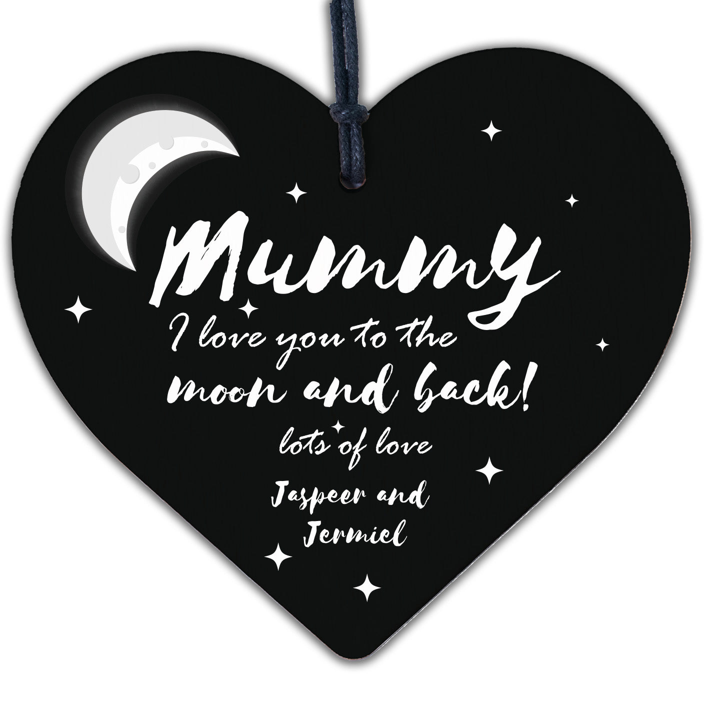 Mothers Day Gift For Mummy Hanging Heart Mummy Gift From Daughter Son Gift