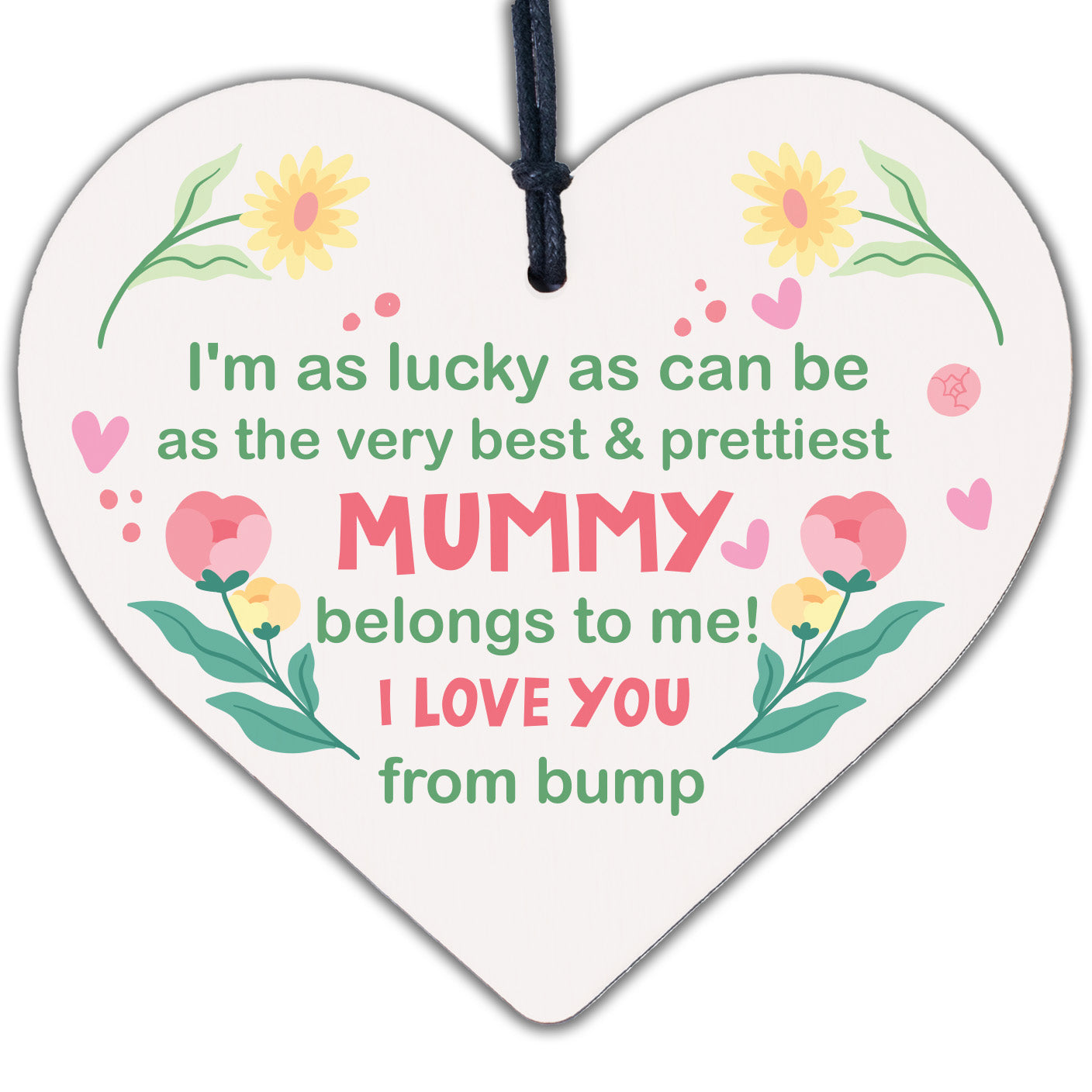 Mummy To Be Gifts Wooden Heart Mothers Day Gift Mummy To Be From Bump Gifts