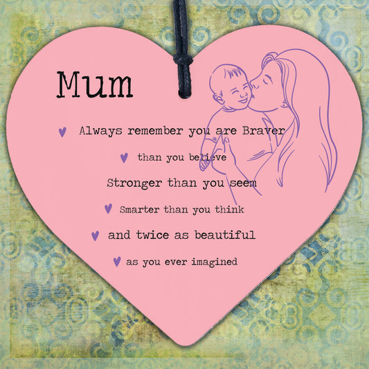 Braver Stronger Beautiful Gifts For Mum Mothers Day Gifts From Daughter