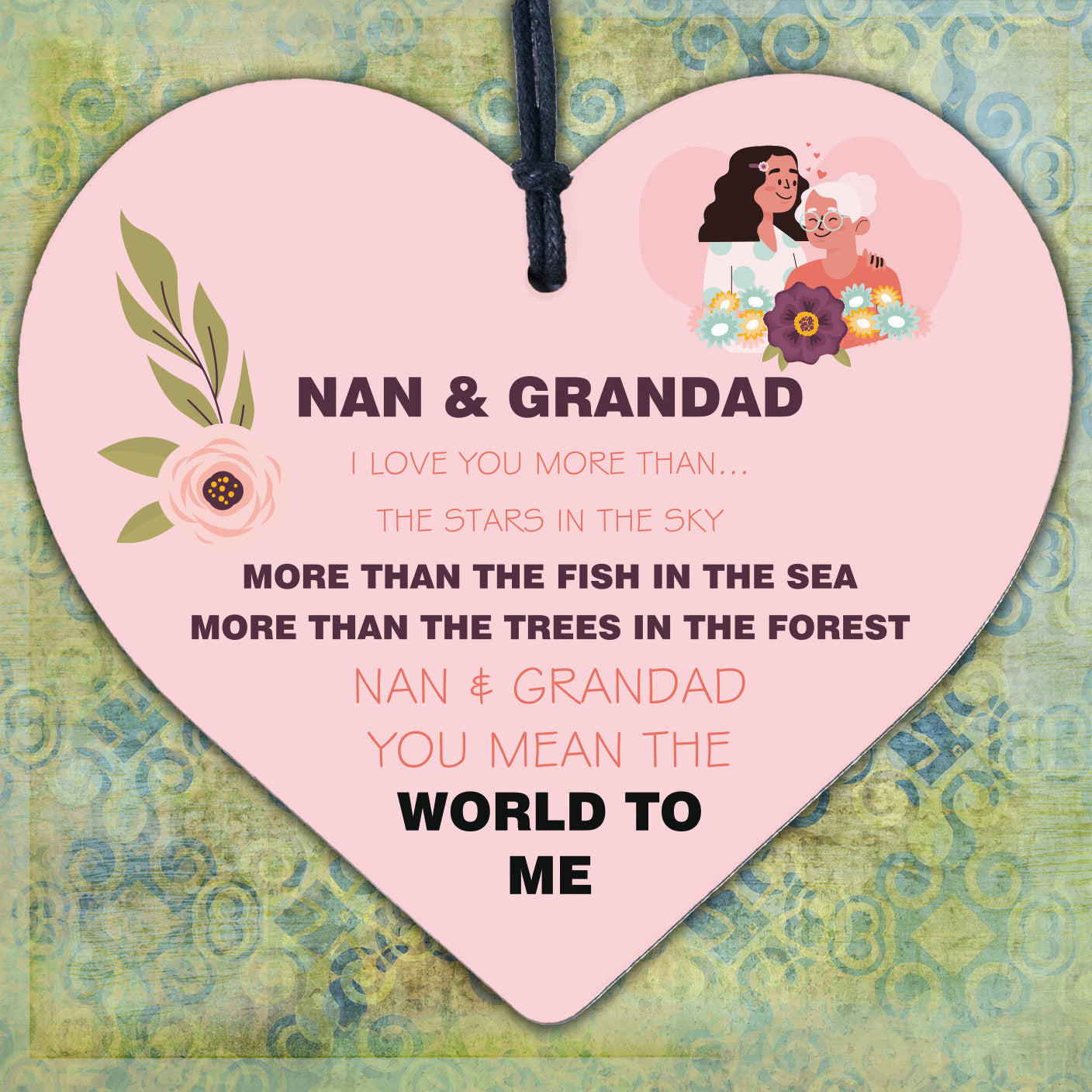 Nan Gifts For Birthday Mothers Day Gift Nan And Grandad Gifts From Grandchildren