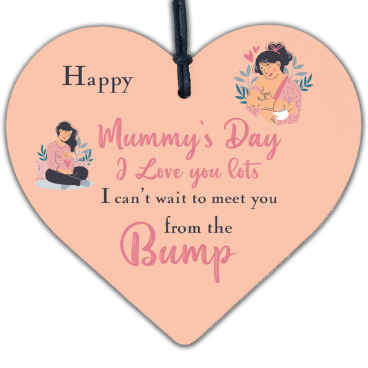 Mummy To Be Gifts From Bump Mothers Day Wooden Heart Mum Mummy Gifts