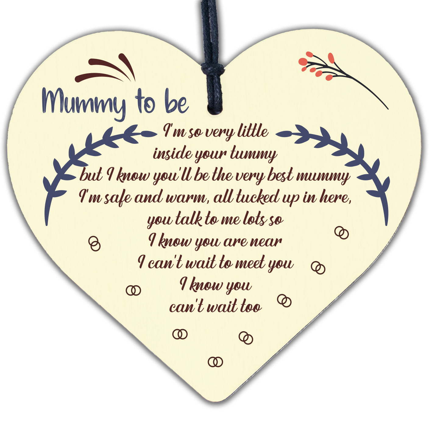 Mummy To Be Sign Baby Shower Mum Friendship Gift New Baby From Bump Present