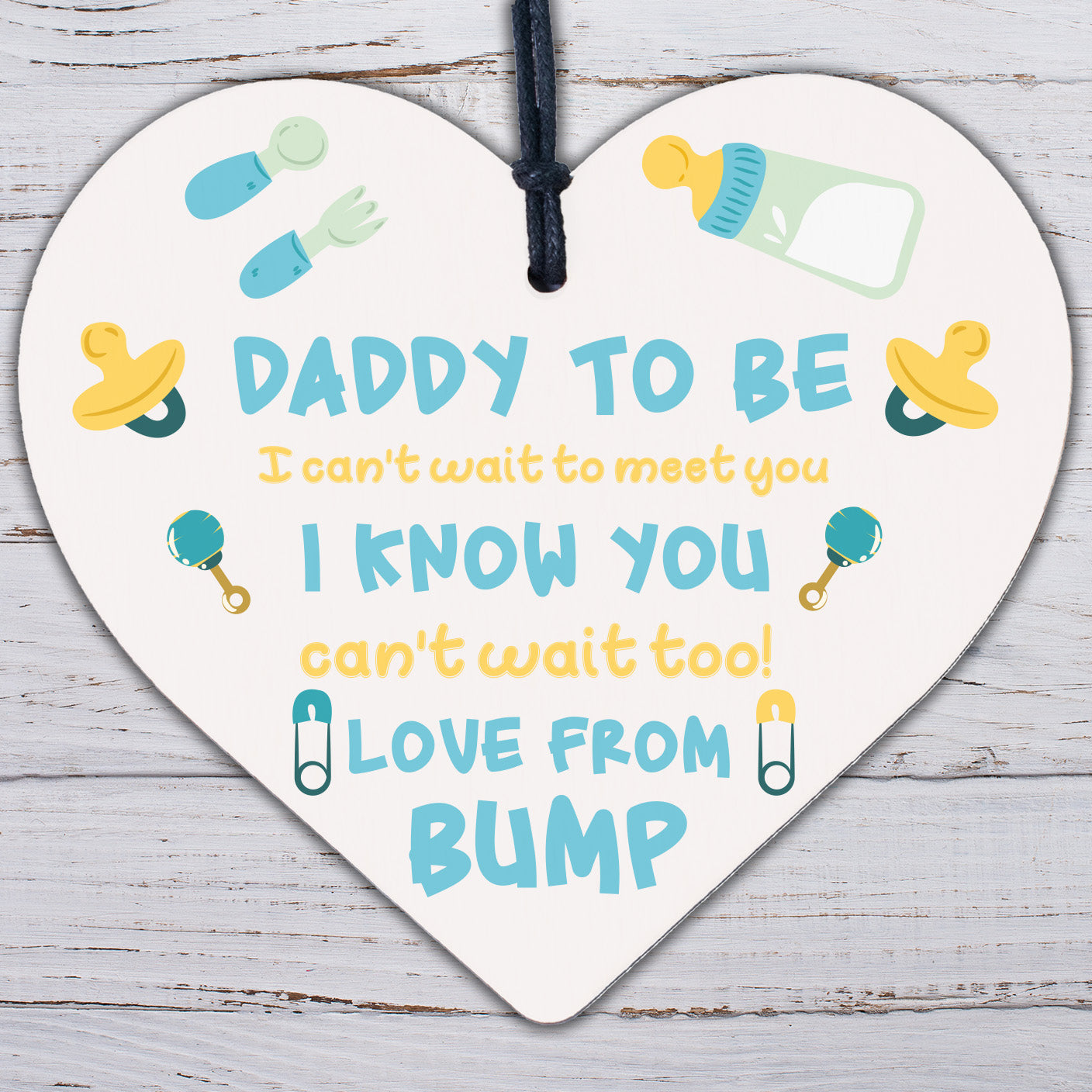 Daddy To Be Gifts Card From Bump Heart Daddy Christmas Presents Gifts For Dad