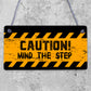 Mind The Step Sign Warning Caution Health & Safety Hanging Door Wall Sign Plaque
