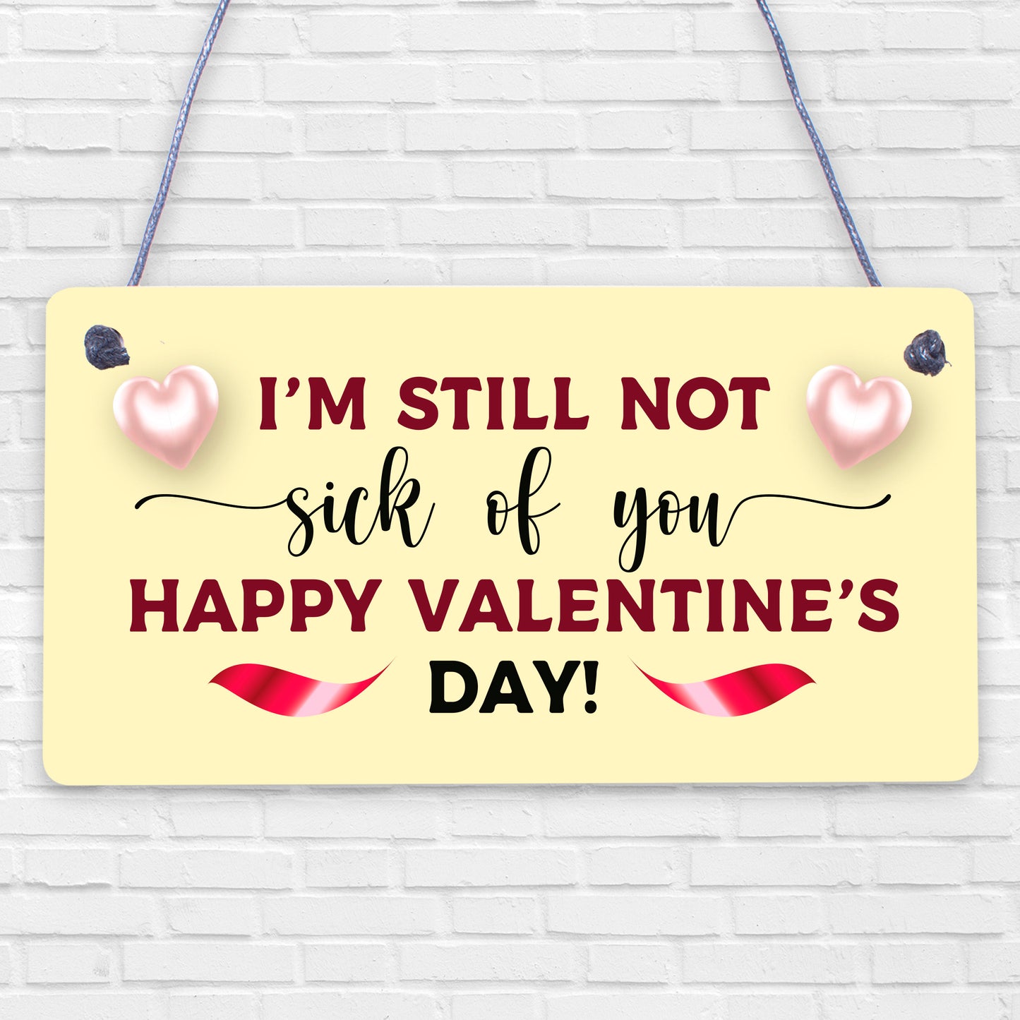 Funny Valentines Day Rude hanging plaque For Him Her Novelty hanging plaque For Boyfriend Girlfriend