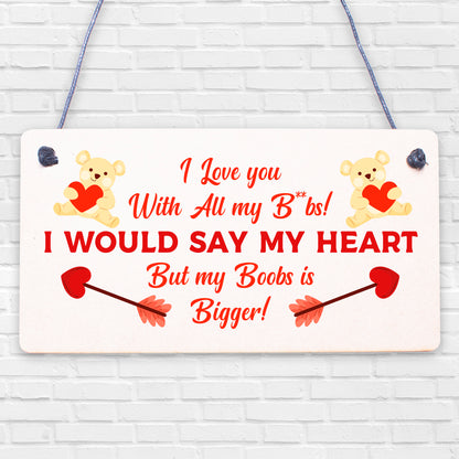 Rude Gift For Husband Boyfriend Valentines Anniversary FUNNY Gift For Him