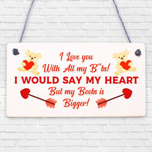 Rude Gift For Husband Boyfriend Valentines Anniversary FUNNY Gift For Him