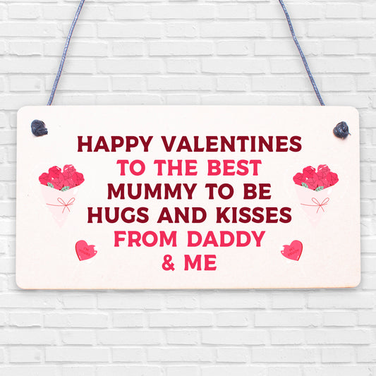 Valentines hanging plaque For Mummy To Be New Mum hanging plaque From Bump Child Love hanging plaque For Her