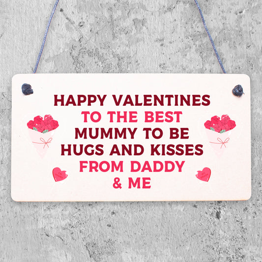 Valentines hanging plaque For Mummy To Be New Mum hanging plaque From Bump Child Love hanging plaque For Her