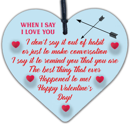 Special Valentines Day Gift For Husband Wife Gift For Him Her Engraved Heart