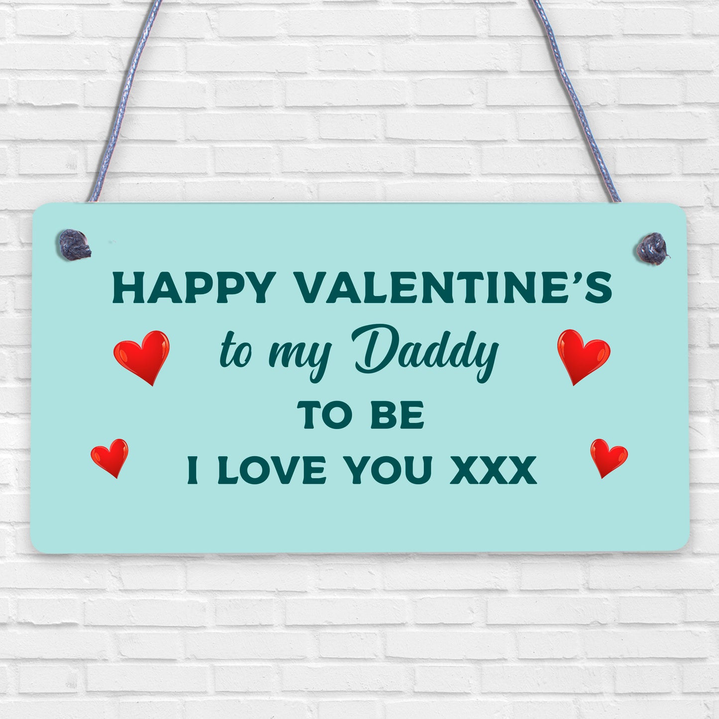 Valentines Day Card for Daddy To Be From Bump Daddy Babys 1st Valentines Card