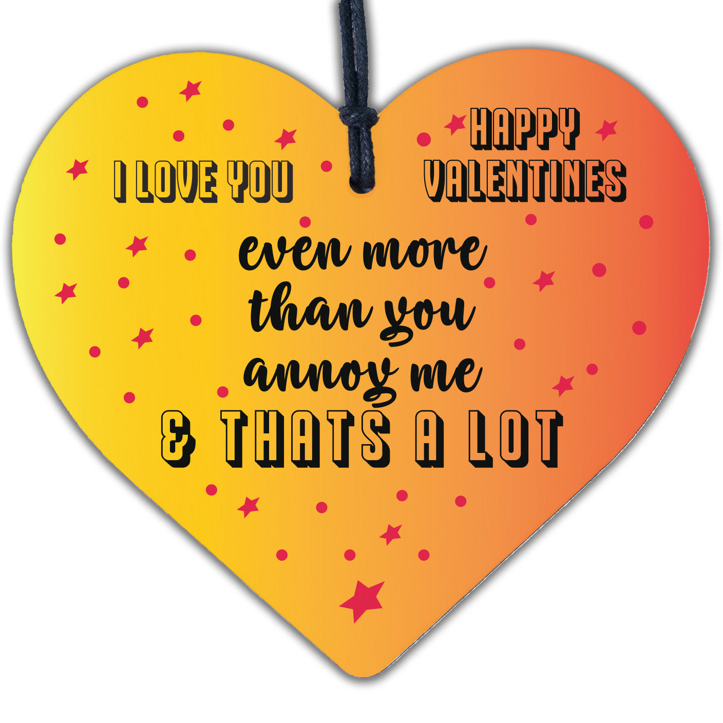 Love You Plaque Funny Valentines Gift For Him Valentines Day Card Wife Husband